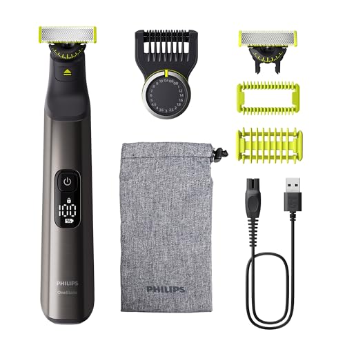 Philips OneBlade Pro 360 Auténtico Barbero, afeitadora y recortadora eléctrica facial y corporal