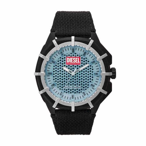 Diesel Reloj Analógico para Hombres de Cuarzo con Correa en Cuero