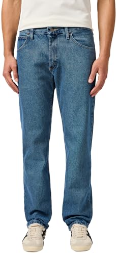 Wrangler Classic - Pantalones vaqueros para hombre, de algodón, con 5 bolsillos, ajuste regular