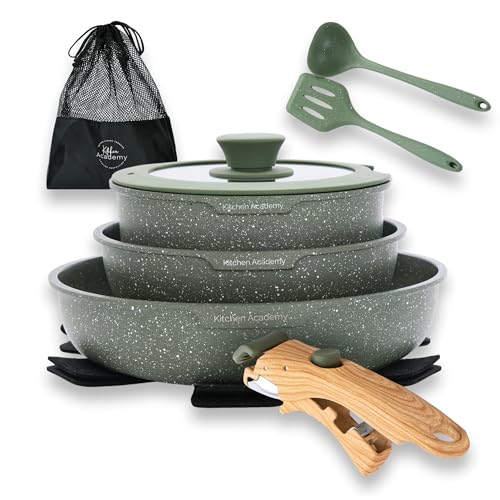 Kitchen Academy - Juego de ollas y sartenes