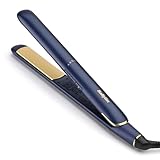 BaByliss Plancha Pelo Midnight Luxe - Placas flotantes de cerámica con titanio Deslizamiento suave