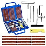 27PCS Kit Repara Pinchazos para Coche Arreglar pinchazos en 3 Minutos