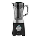Cecotec Batidora de Vaso con Jarra de 1,5L Power Black Titanium 1300MAX B Pro. 1300W
