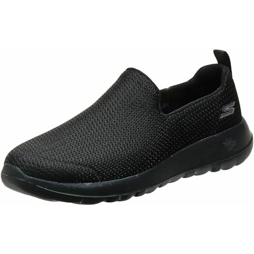 Skechers Performance GO WALK MAX, Zapatillas sin cordones para Hombre, Black Textile/Trim