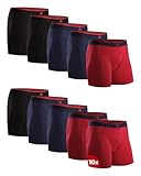 DANISH ENDURANCE Calzoncillos Hombre Boxer de Bambú, con o Sin Bragueta, Suave