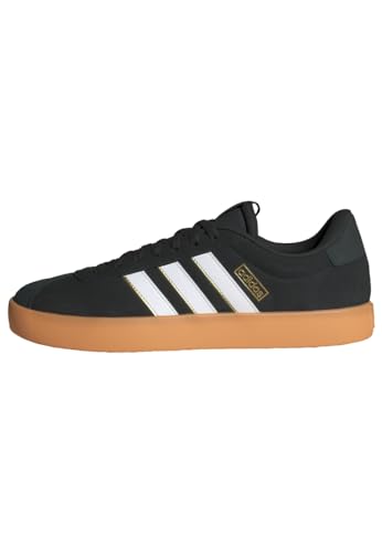 adidas Hombre VL Court 3.0 Shoes, Core Black/Cloud White/Victory Red