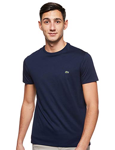 Lacoste TH6709 Camiseta, Azul (Marine)para Hombre