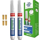 PECTRO Rotulador de lechada blanco para juntas de azulejos Tile grout pen PACK x 2 unidades 8ml
