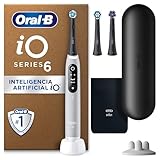 Oral-B iO 6 Cepillo De Dientes Eléctrico Gris, 3 Cabezales, 1 Estuche De Viaje, Diseñado Por Braun