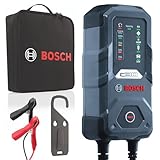 Bosch Cargador de Batería para Coche C30, 3,5 Amperios, con Función de Carga Continua