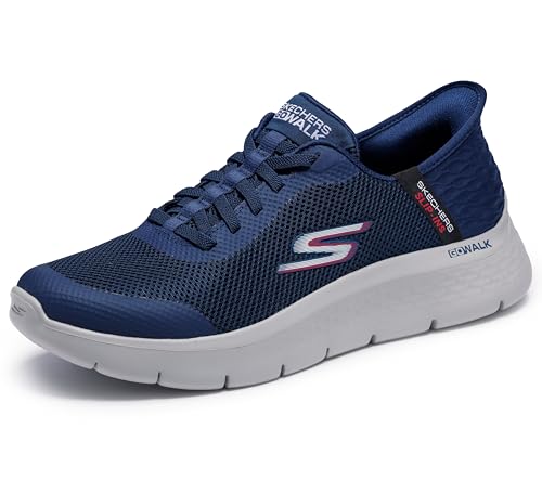Skechers - Zapatillas Flexibles sin Cordones para Hombre, Calzado fácil sin Manos, para Caminar