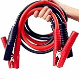 AUTOZOCO Pinzas de Batería de Coche y Motos, Cable de Arranque para Batería de Coche