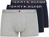 Tommy Hilfiger Pack de 3 Calzoncillos Bóxer Trunks para Hombre Ropa Interior, Multicolor