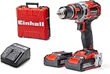 Einhell Taladro percutor atornillador inalámbrico TE-CD 18/50 Li-i BL Power X-Change