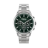 BREIL, Colección Kart, Reloj para Hombre, Cronógrafo para Hombre en Acero Pulido y Satinado