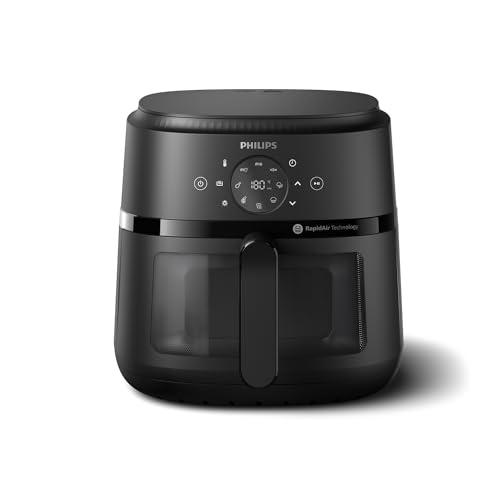 Philips Airfryer 2000 Series de 6,2L con Ventana, Tecnología RapidAir, 13 Modos de Cocinado