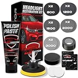 BASSMOTOR Pulir Faros Coche ITV - Kit Completo - Kit Pulir Faros - Pulido Faros