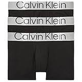 Calvin Klein Pack de 3 Calzoncillos Bóxer para Hombre Algodón Elástico