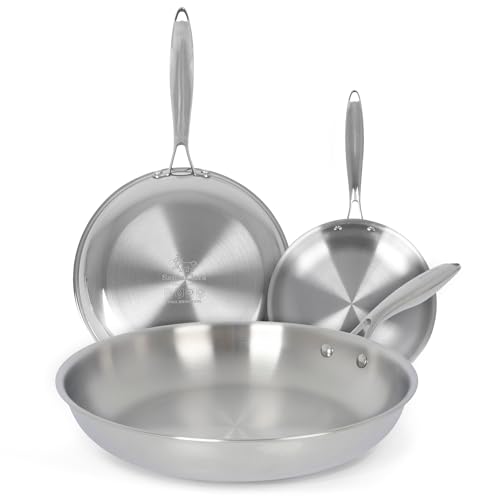Santa Clara | Juego de Sartenes Acero Inoxidable 18/10 Trifusión 20-26-30 cm