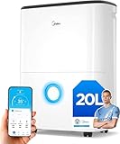 Midea Deshumidificador de Humedad 20L Silencioso | WiFi/App, Modo Secado de Ropa y Auto Antihumedad