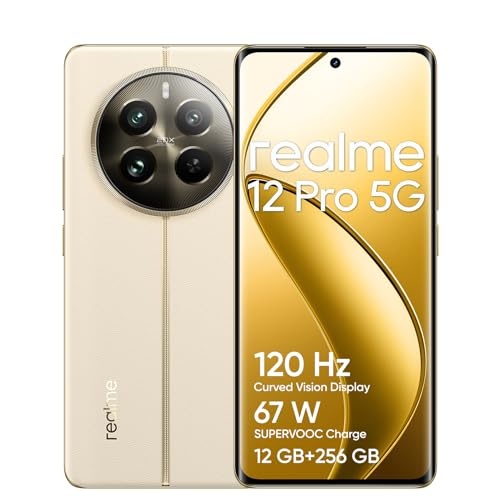 realme Teléfono Móvil 12 Pro 5G 12 + 256GB