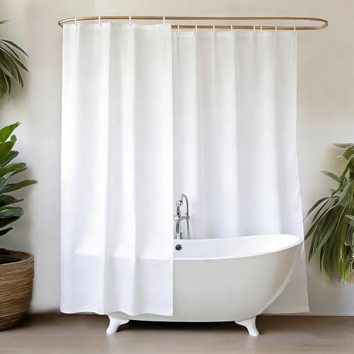 YISURE Cortina de Ducha Blanca 300x200cm