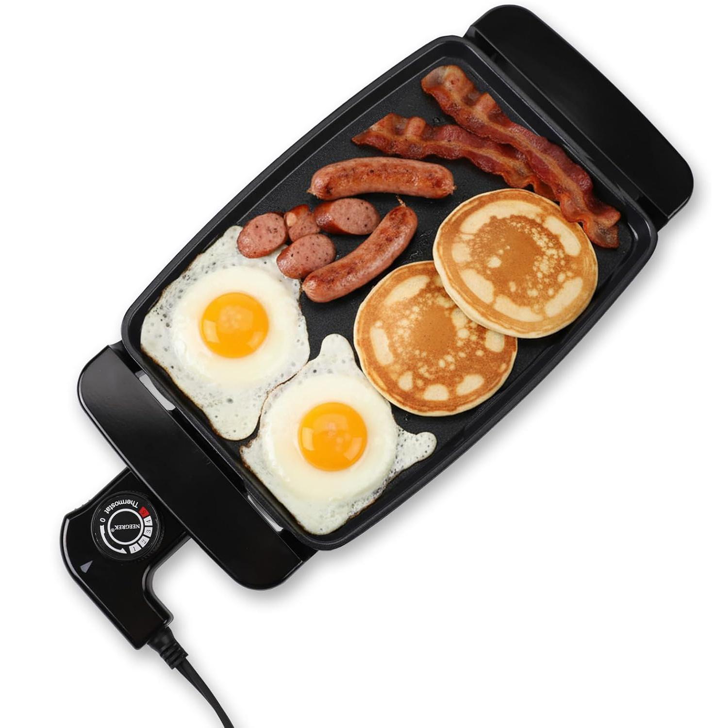 Plancha eléctrica pequeña de 10"