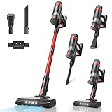 Aspiradora sin Cable 48KPA/70Mins sin Cable Pantalla Táctil LED Anti-Enredo Mejorado Autoportante