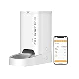 PETKIT Comedero Gato Automatico, 2.4G WiFi, 3L Dispensador Comida Gatos/Perros