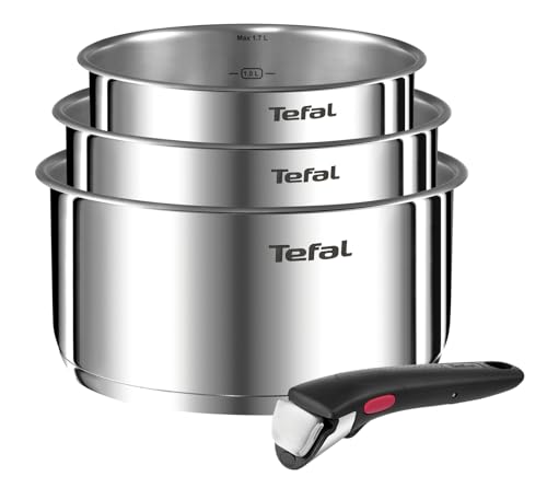 Tefal Ingenio Emotion - Juego de 3 Cazos 16/18/20 cm