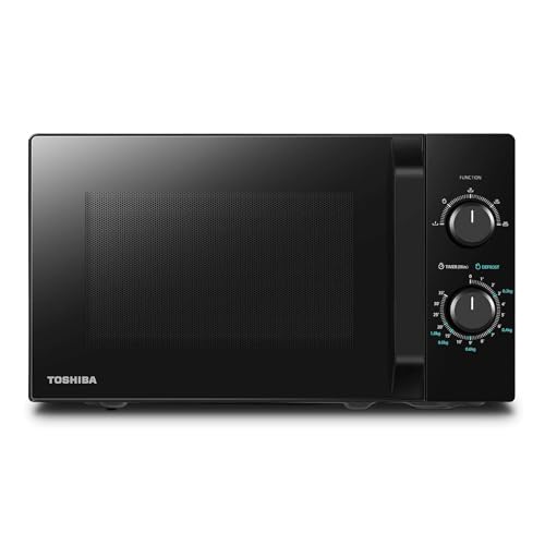 Microondas Toshiba MW2-MM20P(BK) 20L, independiente, 800W, 5 niveles de potencia