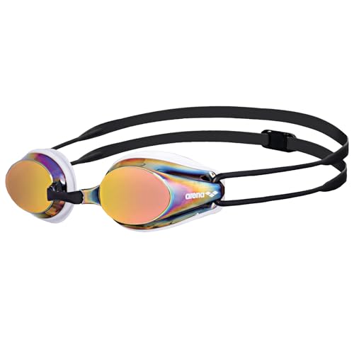 Gafas de Natación ARENA Tracks Mirror con Lentes de Espejo Antiempañamiento y Protección UV,