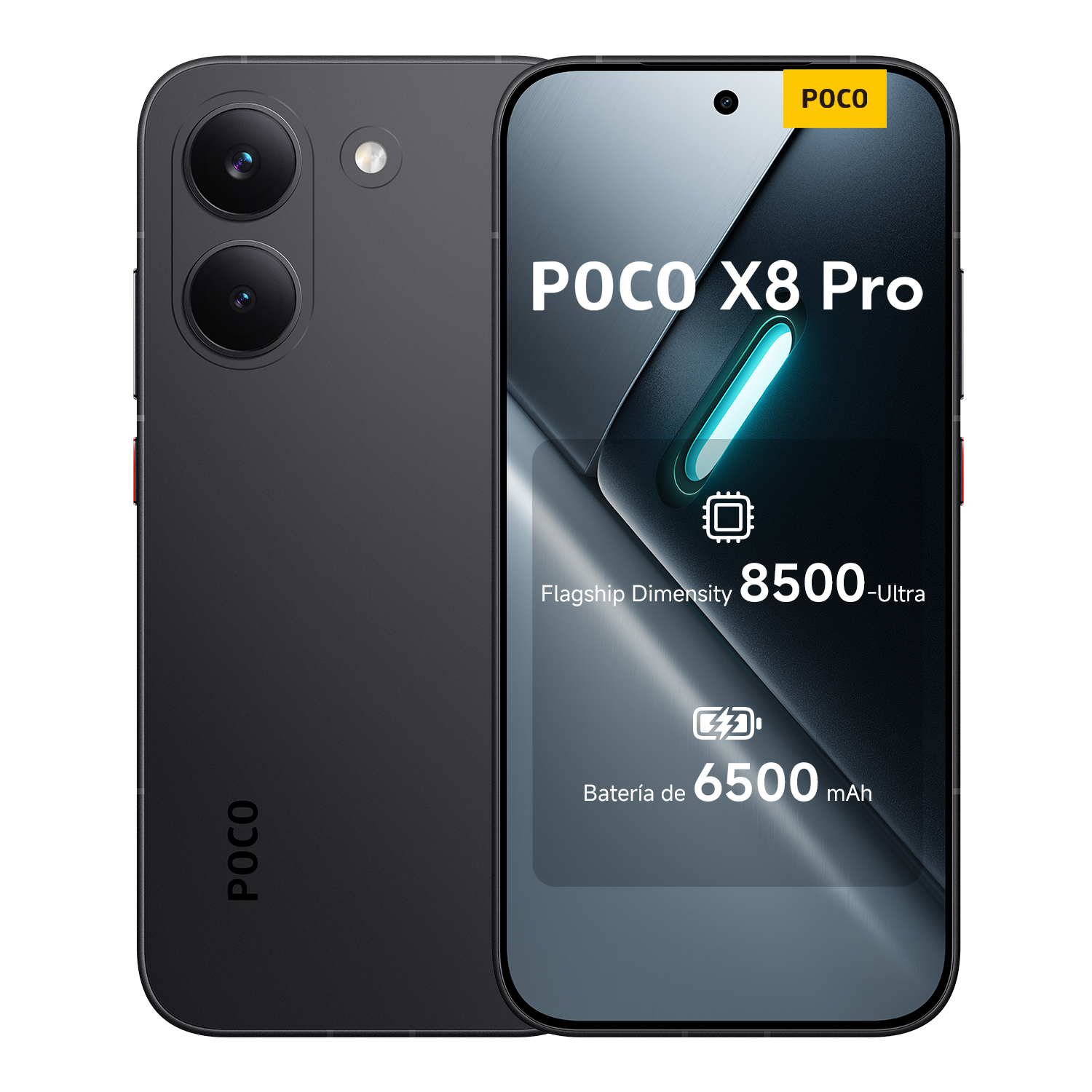 POCO X8 Pro Dimensity 8500-Ultra, Batería 6500 mAh con 100 W HyperCharge, Pantalla AMOLED de 1,5K