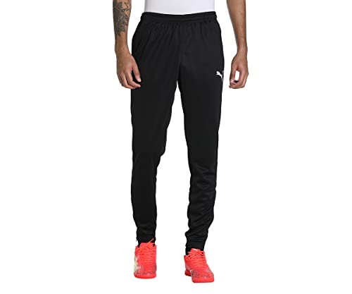 PUMA Teamrise Poly Training Pants, Pantalones de Jogging, Negro (PUMA Black-PUMA White)