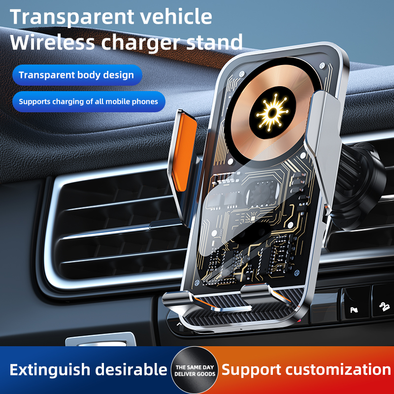 Soporte Universal para teléfono móvil con carga inalámbrica para coche