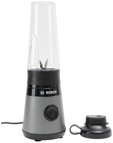 Bosch - Batidora de vaso, VitaPower, Serie 2, 450 W, Acero, MMB2111S