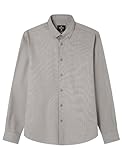 Springfield Daily Structure Tricolor Shirt Camisa, Gris, M para Hombre
