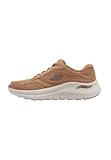 Skechers Tenis Arch Fit 2.0 para Hombre, Whisky Suede Mesh Duraleather Trim, 44 EU