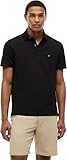 Tommy Hilfiger Polo de Manga Corta Hombre 1985 Regular Fit, Negro