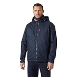 Helly Hansen Men's Crew Hooded Midlayer Jacket 2, Navy, L