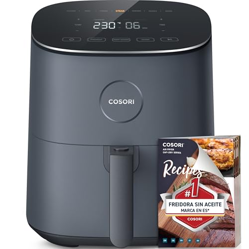 Cosori Freidora de Aire Duradera 4,7L, Máxima 230 °C, Air Fryer con 30+ Recetas en Español