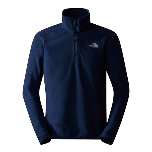 The North Face - Resolve Pullover de Forro Polar para Hombre con Cremallera de Media Longitud