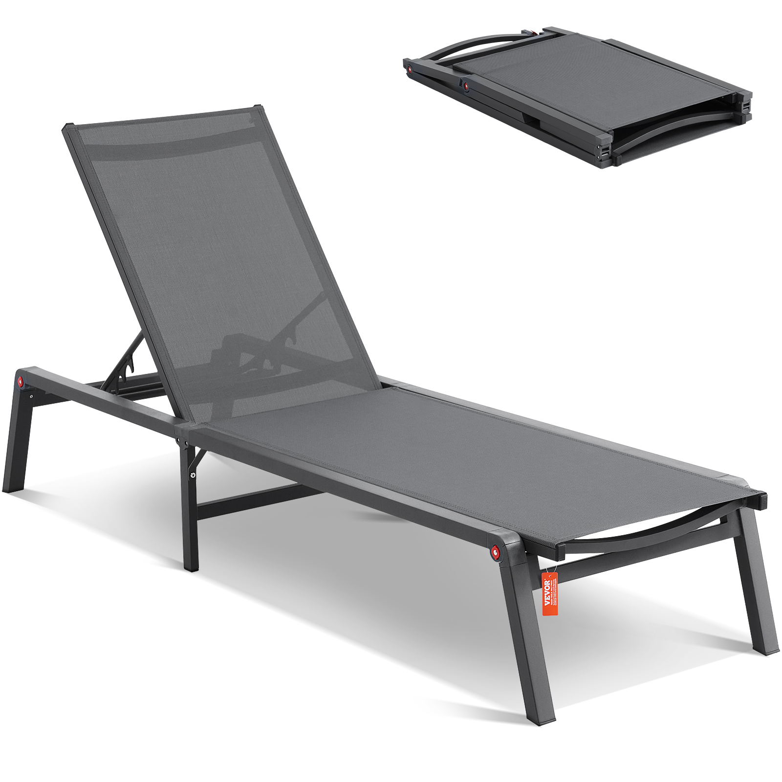 SucceBuy Chaise Lounge Sillón Al Aire Libre De Aluminio Patio