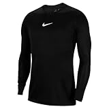 Nike M NK Dry Park 1Stlyr JSY LS Long Sleeved t-Shirt, Hombre, Black/White