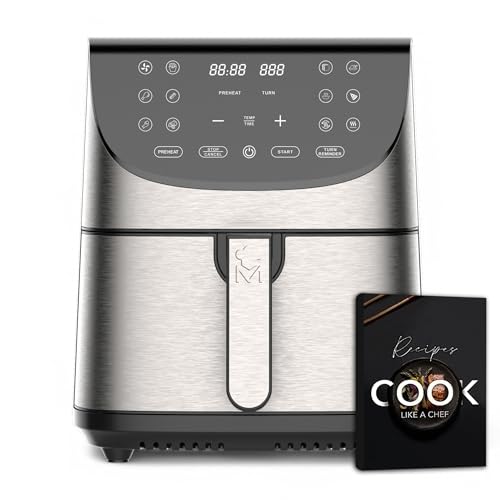 MasterPro ROCKET 700 - Freidora de Aire - 12 Programas - Pantalla LED Táctil - Temperatura Ajustable