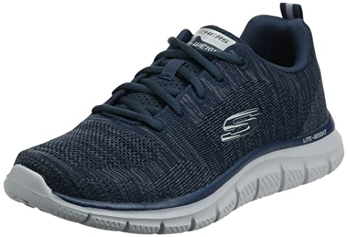 Skechers Track Front Runner, Zapatillas, Navy Knit/Gray Trim
