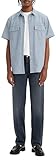 Levi's 501 Original Fit Vaqueros, Blue Black Stretch, 33W / 34L para Hombre