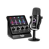 Hercules Stream Starter Kit - Pack de Audio para Streaming (Incluye Controladora Stream 100 con P...