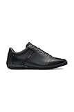 BOSS Hombres Saturn_Lowp_lux4 A_N Sneaker Negro