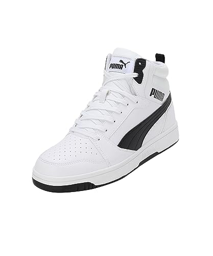PUMA Rebound V6, Zapatillas Unisex adulto, Puma White Puma Black